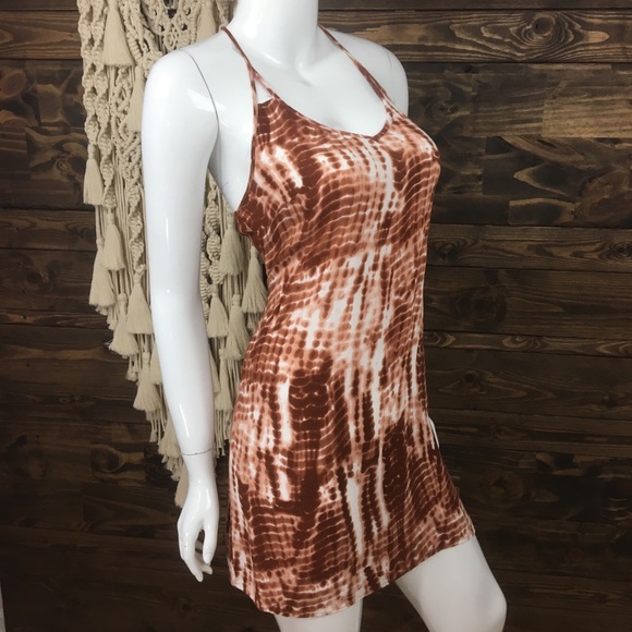 Wet Seal Dresses & Skirts - Wet Seal | Tie Dye Bleach Out Strappy Dress